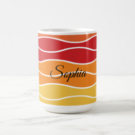 Wiedergabe von Retro-Regenbogenstreifen für benutz Verwandlungstasse