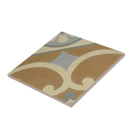 Wiedergabeencaustic-Zement-Fliese auf Keramik Fliese (Seite)