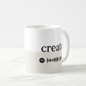 Wiedergabeliste erstellen + Spotifizieren Kaffeetasse (VorderseiteRechts)