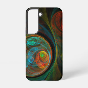 Wiedergeburt Blau Abstrakte Kunst Samsung Galaxy Hülle