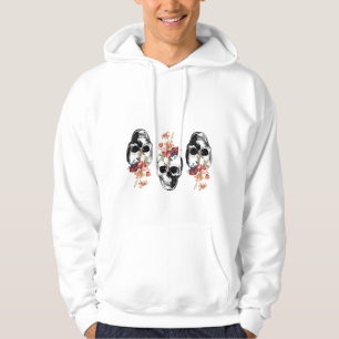 Wiedergeburt - Blühen der Schädel Hoodie