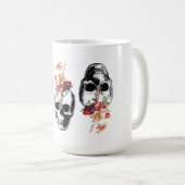Wiedergeburt - Blühen der Schädel Kaffeetasse (VorderseiteRechts)
