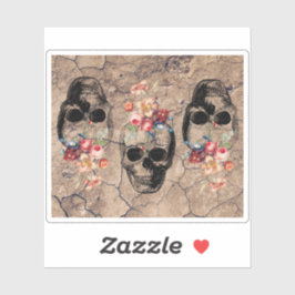 Wiedergeburt - Blüten aus Staub Aufkleber