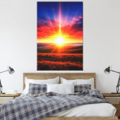 Wiedergeburt des Lichts Leinwanddruck (Insitu (Schlafzimmer))