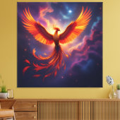 Wiedergeburt des Phönix Leinwanddruck (Insitu (Wohnzimmer))