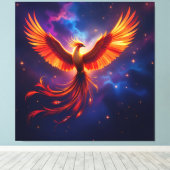 Wiedergeburt des Phönix   Leinwanddruck (Insitu (Holzboden))