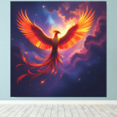 Wiedergeburt des Phönix   Leinwanddruck (Insitu (Holzboden))