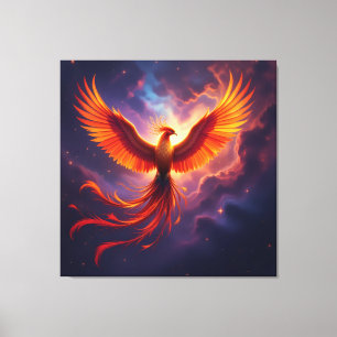 Wiedergeburt des Phönix   Leinwanddruck