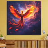 Wiedergeburt des Phönix   Leinwanddruck (Insitu (Wohnzimmer))