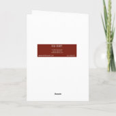 Wiedergeburt Karte (Rückseite)