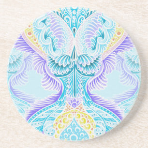 Wiedergeburt, Neues Alter, Meditation, Boho, Hippi Untersetzer