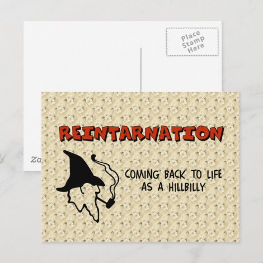 Wiedergeburt Postkarte (Vorne/Hinten)