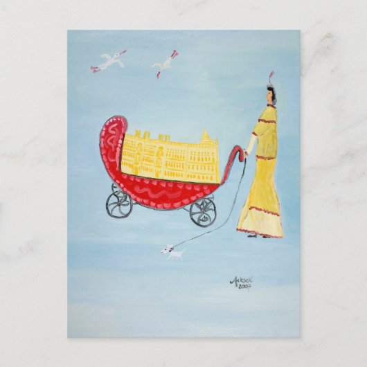 Wiedergeburt Postkarte (Vorderseite)