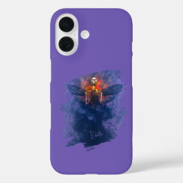 Wiedergeburt. Skelett mit aufsteigenden Flügeln iPhone 16 Hülle