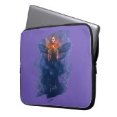 Wiedergeburt. Skelett mit aufsteigenden Flügeln Laptopschutzhülle (Vorderseite Links)