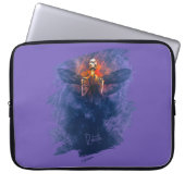 Wiedergeburt. Skelett mit aufsteigenden Flügeln Laptopschutzhülle (Vorderseite)