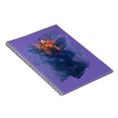 Wiedergeburt. Skelett mit aufsteigenden Flügeln Notizblock (Rechte Seite)