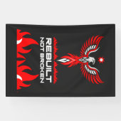 Wiedergeburt und Stärke Phönix Banner (Horizontal)