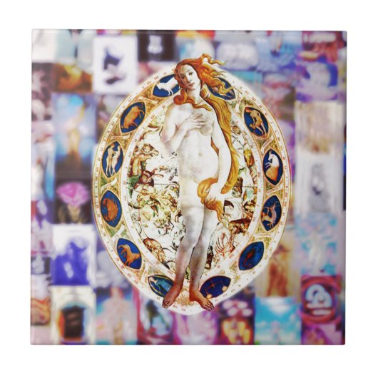 Wiedergeburt von Venus Fliese (Vorderseite)