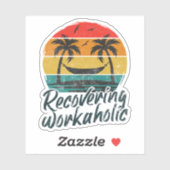 Wiederherstellen eines Workaholic-Sticker Aufkleber (Blatt)