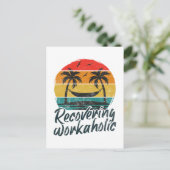 Wiederherstellen | Funny Vacation Postcard Postkarte (Stehend Vorderseite)