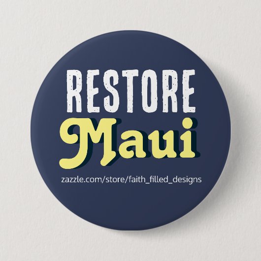 Wiederherstellen von Maui Button (Vorderseite)