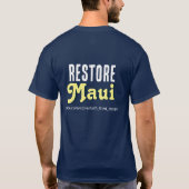 Wiederherstellen von Maui T-Shirt (Rückseite)