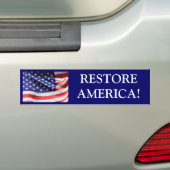 WIEDERHERSTELLUNG AMERIKA! Autoaufkleber (Auf Auto)