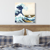 Wiederherstellung der Großen Welle von Kanagawa du Leinwanddruck (Insitu (Schlafzimmer))
