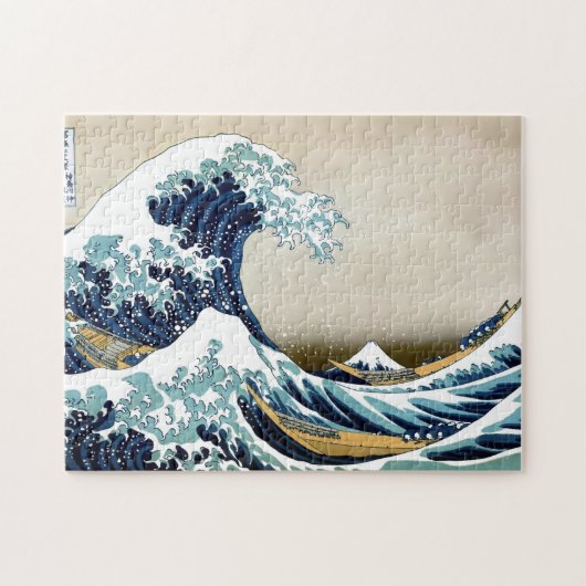 Wiederherstellung der Großen Welle von Kanagawa du Puzzle (Horizontal)