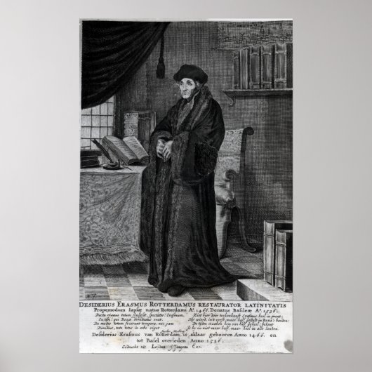 Wiederherstellung der lateinischen Sprache" Poster (Vorne)