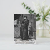 Wiederherstellung der lateinischen Sprache" Postkarte (Stehend Vorderseite)