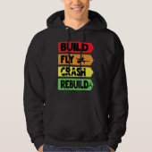 Wiederherstellung des Flugabsturzes Hoodie (Vorderseite)