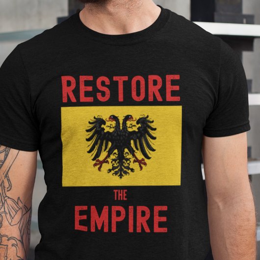 Wiederherstellung des katholischen Monarchisten de T-Shirt
