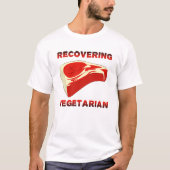 Wiederherstellung des vegetarischen lustigen T-Shirt (Vorderseite)