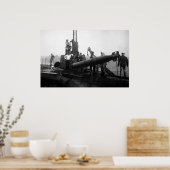 Wiederherstellung eines Torpedos Poster (Küche)