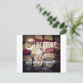 Wiederherstellung Postkarte (Stehend Vorderseite)