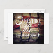 Wiederherstellung Postkarte (Vorne/Hinten)