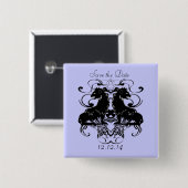 Wiederherstellung Vintager Löwen mit Wirbel Button (Vorne & Hinten)