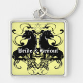 Wiederherstellung Vintager Löwen mit Wirbel Schlüsselanhänger (Vorne)