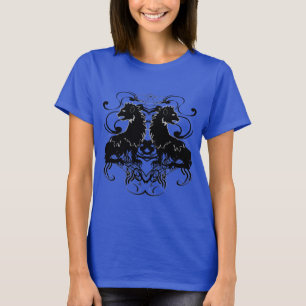 Wiederherstellung Vintager Löwen mit Wirbel T-Shirt