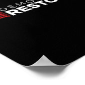 Wiederherstellung vom 20. Januar 2021 Biden Harris Poster (Ecke)