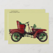 WIEDERHERSTELLUNG VON Auto - AUTOMOTIV Postkarte (Vorne/Hinten)