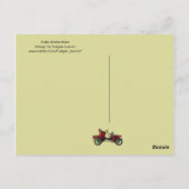WIEDERHERSTELLUNG VON Auto - AUTOMOTIV Postkarte (Rückseite)