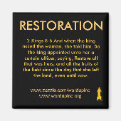 Wiederherstellungsfläche Magnet (Vorne)