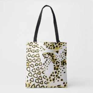 Wiederholbare Schlangenhaut. Gelber Mode-Stil. Wei Tasche