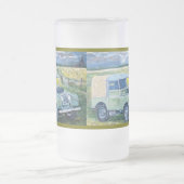 Wiederholen Sie Bild-mattierten Bier-Krug Mattglas Bierglas (Mittel)