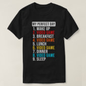 Wiederholen Sie das Sleep Video Game T-Shirt (Design vorne)