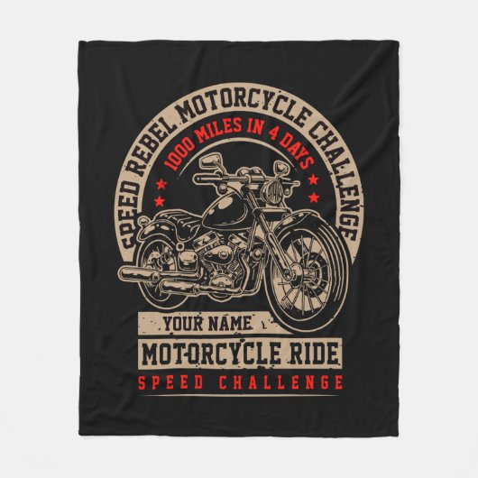 Wiederholen Sie den Aufruf zum Rebel der Textgesch Fleecedecke (Vorderseite)