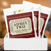 Wiederholen Sie den Gewinner Ticket Stub Admit zwe Geschenktütchen